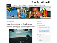 Tablet Screenshot of immigrationsa.com